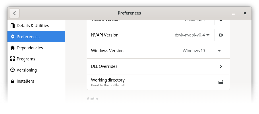 Bottles switch windows version